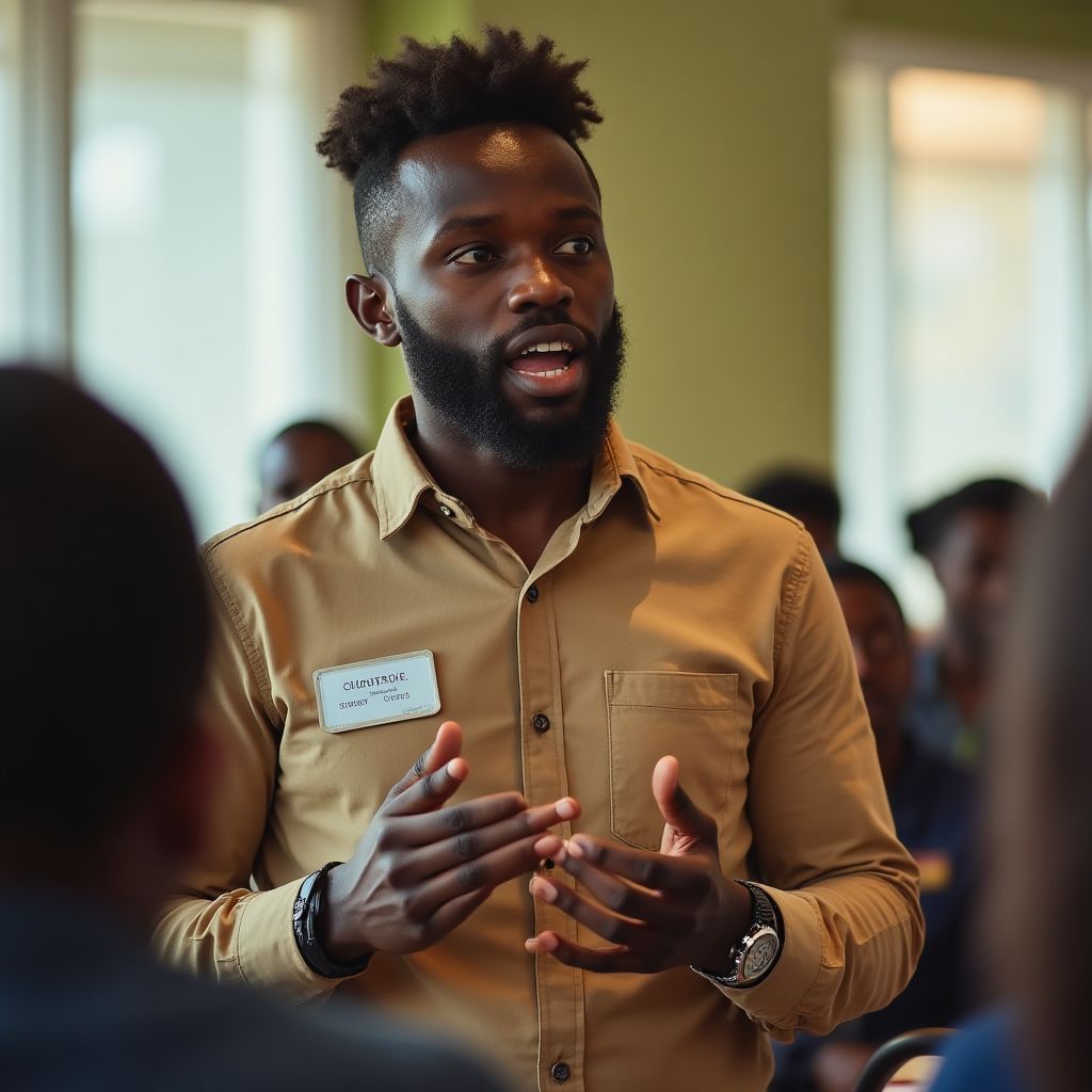 Portrait of David Kimani, Lead Facilitator